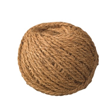 Kokostouw, bruin Ø 3,5 mm x 50 m.