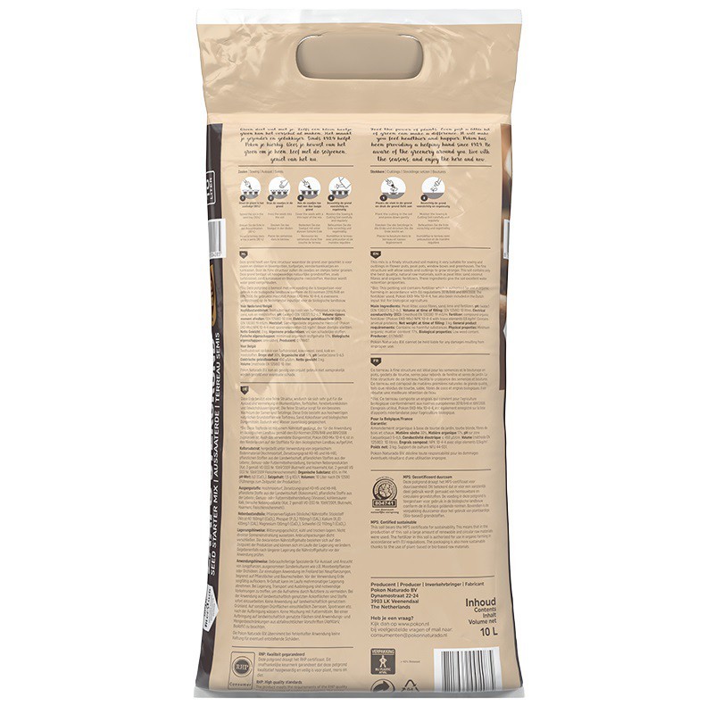 Pokon Bio Zaai & Stekgrond 10 liter