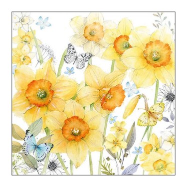 Napkin 33 Classic Daffodils FSC Mix