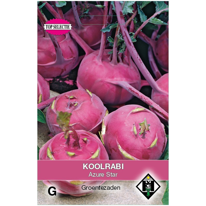 Koolrabi, Brassica oleracea gongylodes 'Azure Star'  -zaden-