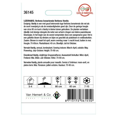 Verbena bonariensis 'Vanity' -zaden-