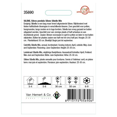 Silene pendula 'Sibella Mix' -zaden-