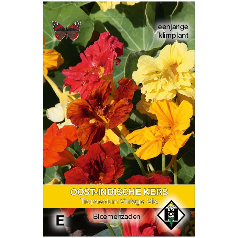 Tropaeolum majus 'Vintage Mix' -zaden-