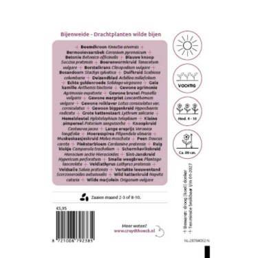 Bijenweide - drachtplanten voor wilde bijen