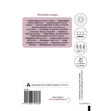 Bloeiende voegen - voor open bestrating en stapstenen