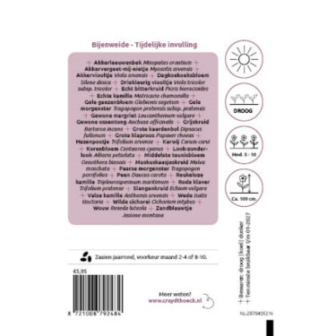 Bijenweide - voor tijdelijke invulling