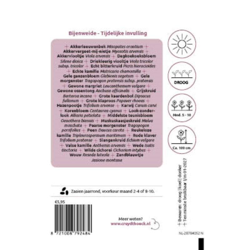 Bijenweide - voor tijdelijke invulling