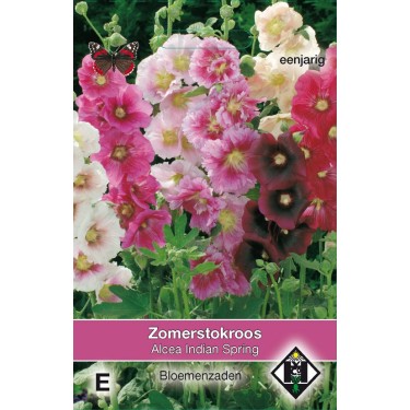 Alcea rosea annua 'Indian Spring' -zaden-