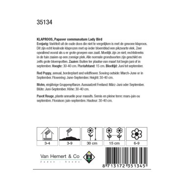 Papaver commutatum 'Lady Bird' -zaden-