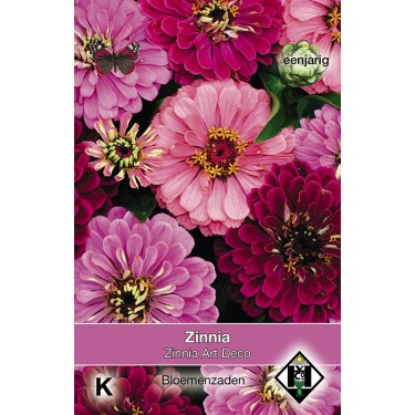 Zinnia elegans Art Deco -zaden-