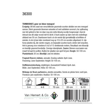 Tuinboeket in geur en kleur -zaden-
