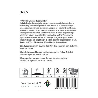 Tuinboeket voor vlinders -zaden-