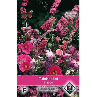 Tuinboeket in roze -zaden-