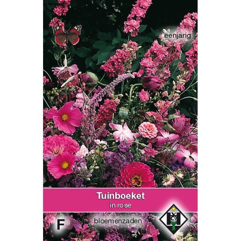 Tuinboeket in roze -zaden-