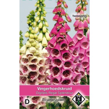 Digitalis purpurea 'Regal Splendour' -zaden-