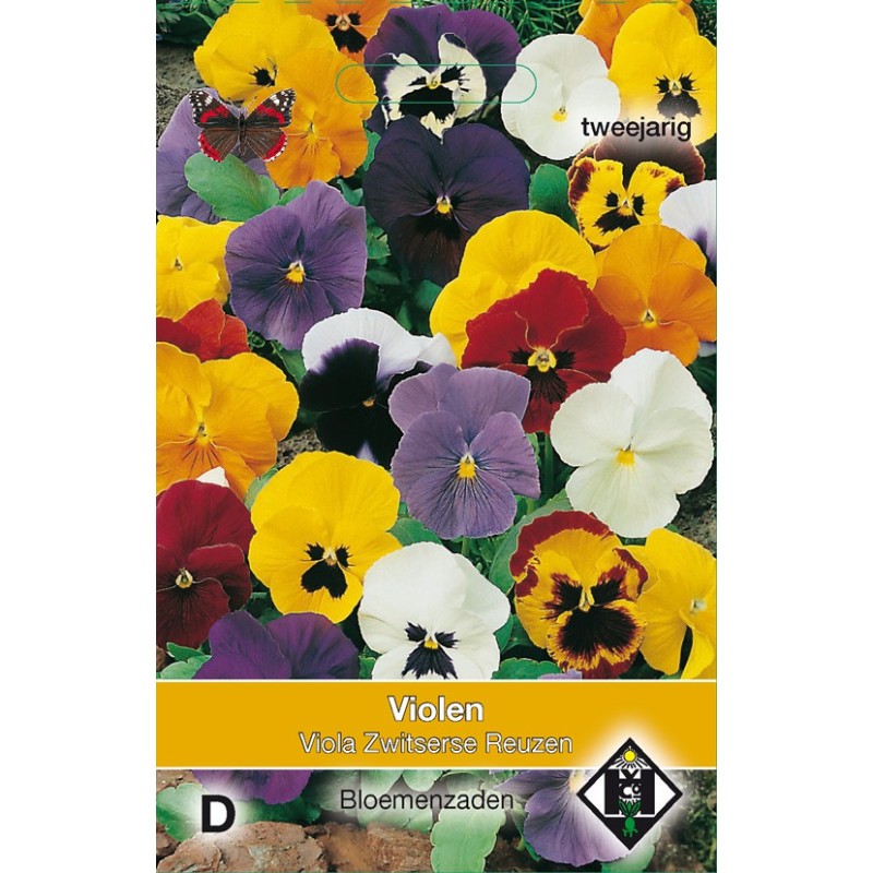 Viola x wittrockiana 'Zwitserse Reuzen' -zaden-