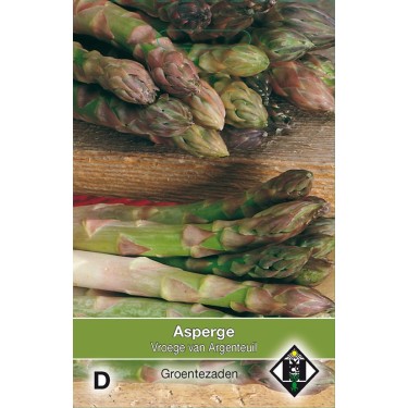 Asperge, Asparagus officinalis 'Vroege van Argenteuil' -zaden-