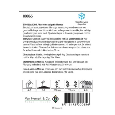 Stokslaboon Mamba, 25 gr. -zaden-