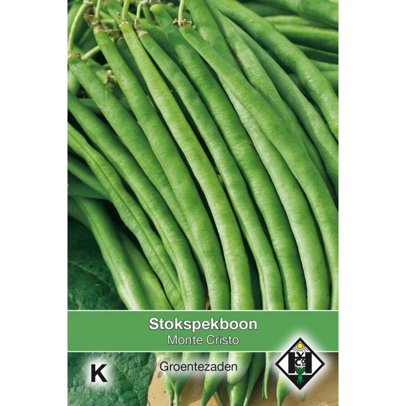 Stokspekboon, Phaseolus vulgaris 'Neckarkonigin', 30 gr. -zaden-