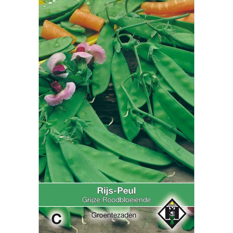 Rijspeul, Pisum sativum 'Grijze Roodbloeiende', 50 gr. -zaden-