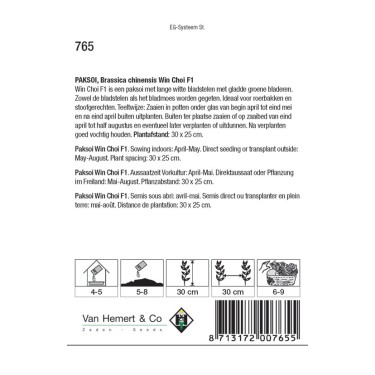 Paksoi, Brassica chinensis Win Choi F1 -zaden-