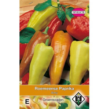 Roemeense Paprika, Capsicum annuum 'Amy' -zaden-