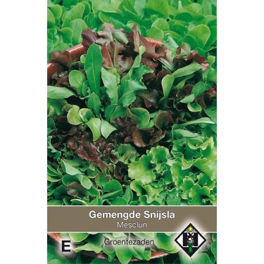 Snijsla gemengd, Lactuca sativa 'Mesclun' -zaden-