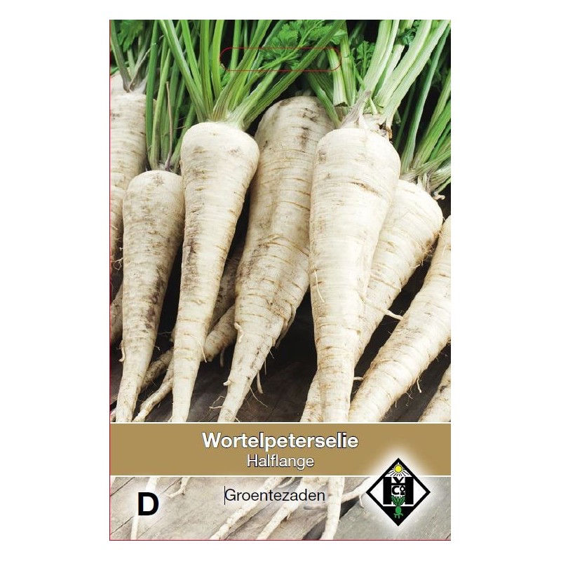 Wortelpeterselie, Halflange -zaden-
