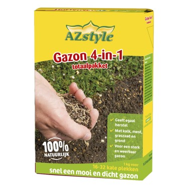 Gazon 4-in-1 Totaalpakket 1 kg