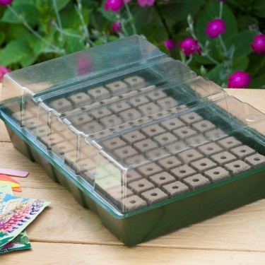 Kweekbakset inclusief groeimedium