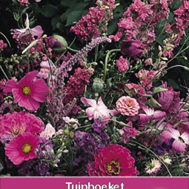 Tuinboeket in roze